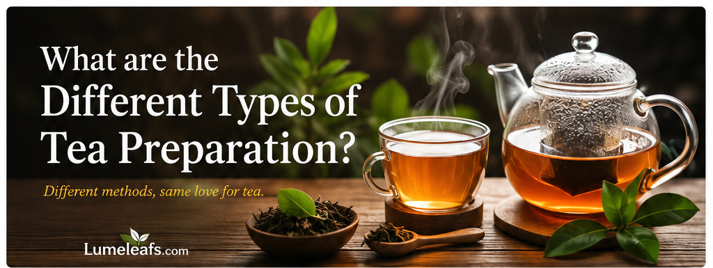 types of tea preparation